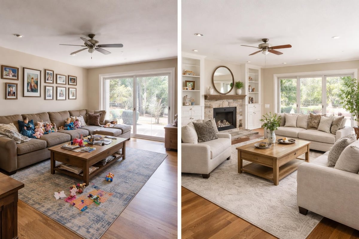Home staging process