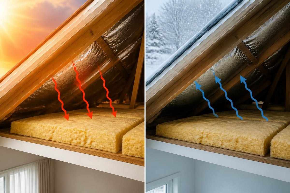 How roof insulation batts work