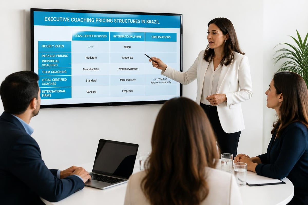 Executive coaching pricing models