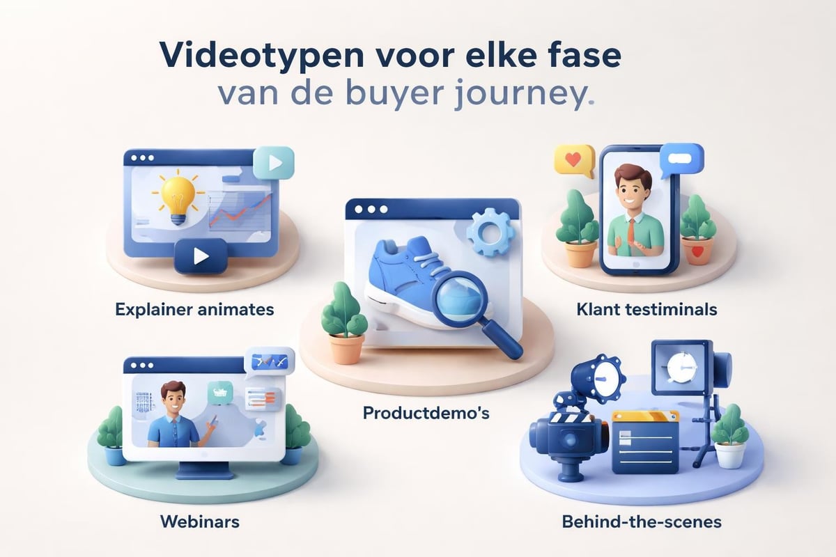 Video content types voor B2B marketing