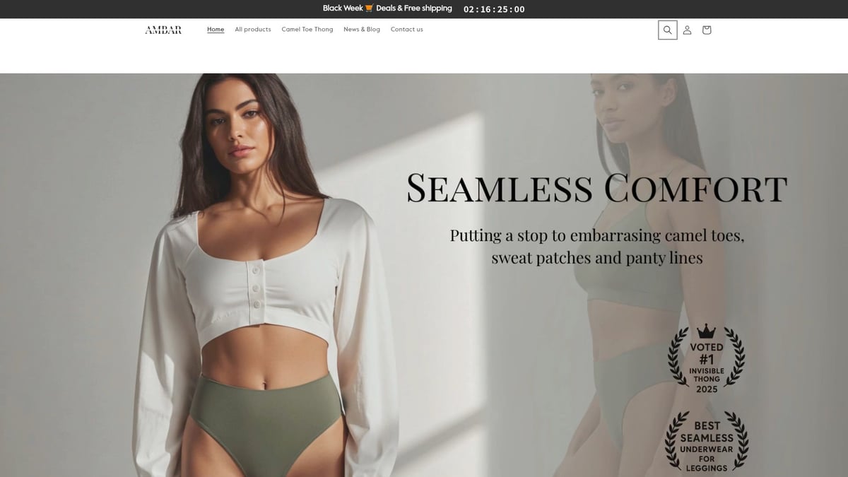 9 Best Comfort Thong Underwear Picks for 2025 - Ambar Wear Invisible Camel Toe Thong