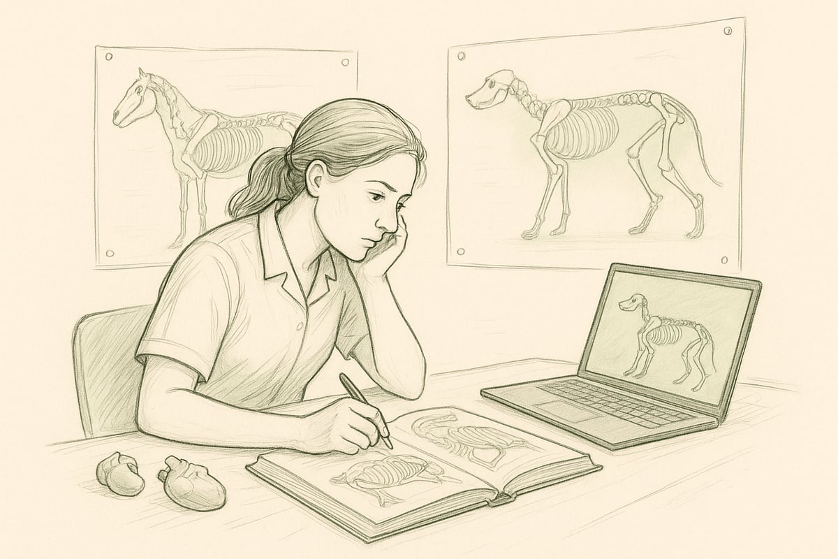 Eksamensforberedelse: Sådan Klarer du Anatomi-eksamen som Dyrlægestuderende