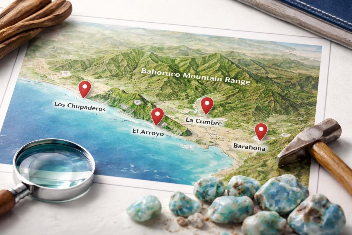 Barahona Province mining locations