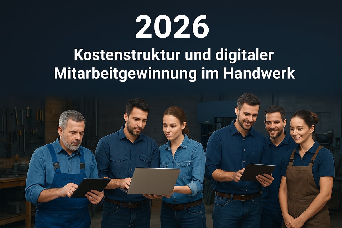 Praxisbeispiele & Kostenübersicht: Was kostet digitale Mitarbeitergewinnung im Handwerk 2026?