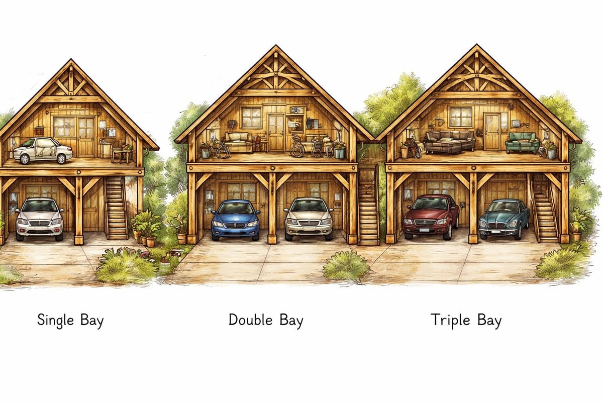 Garage bay configurations