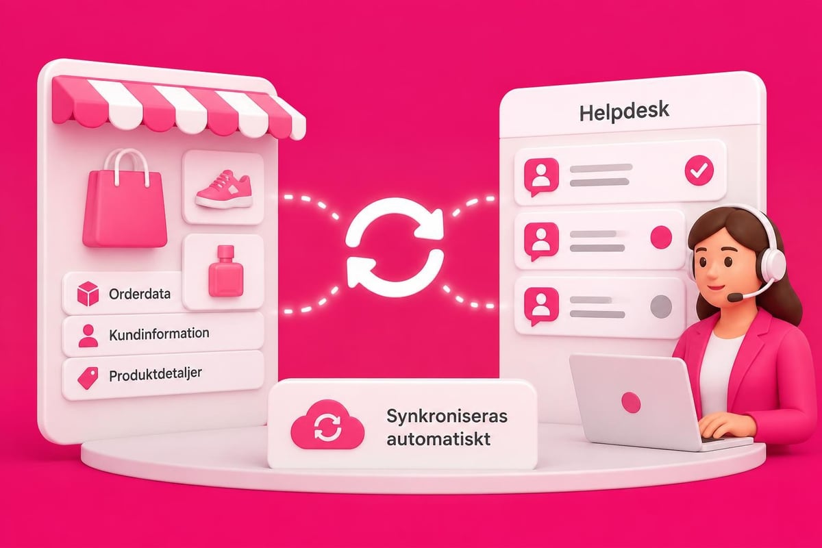 Shopify Helpdesk: Guide för E-handelsföretag 2026 2 Shopify helpdesk integration workflow