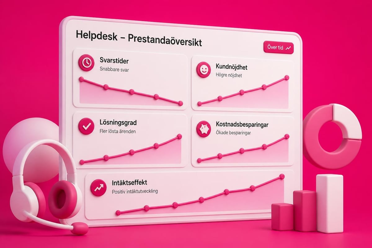 Shopify Helpdesk: Guide för E-handelsföretag 2026 4 Customer support metrics and ROI