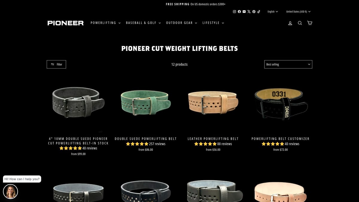 Top 10 Best Weight Lifting Belt Picks for 2025 - Pioneer Cut Powerlifting Belt