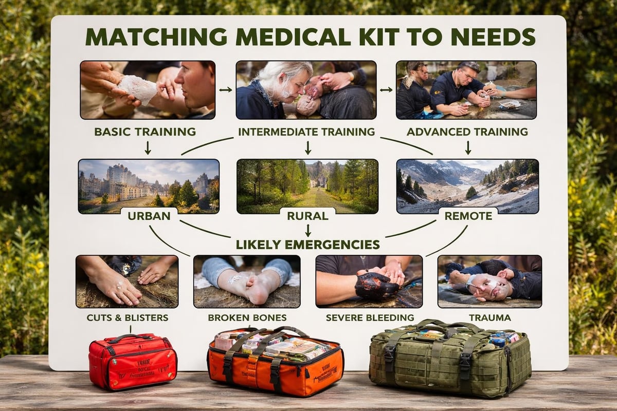 Medical kit selection process