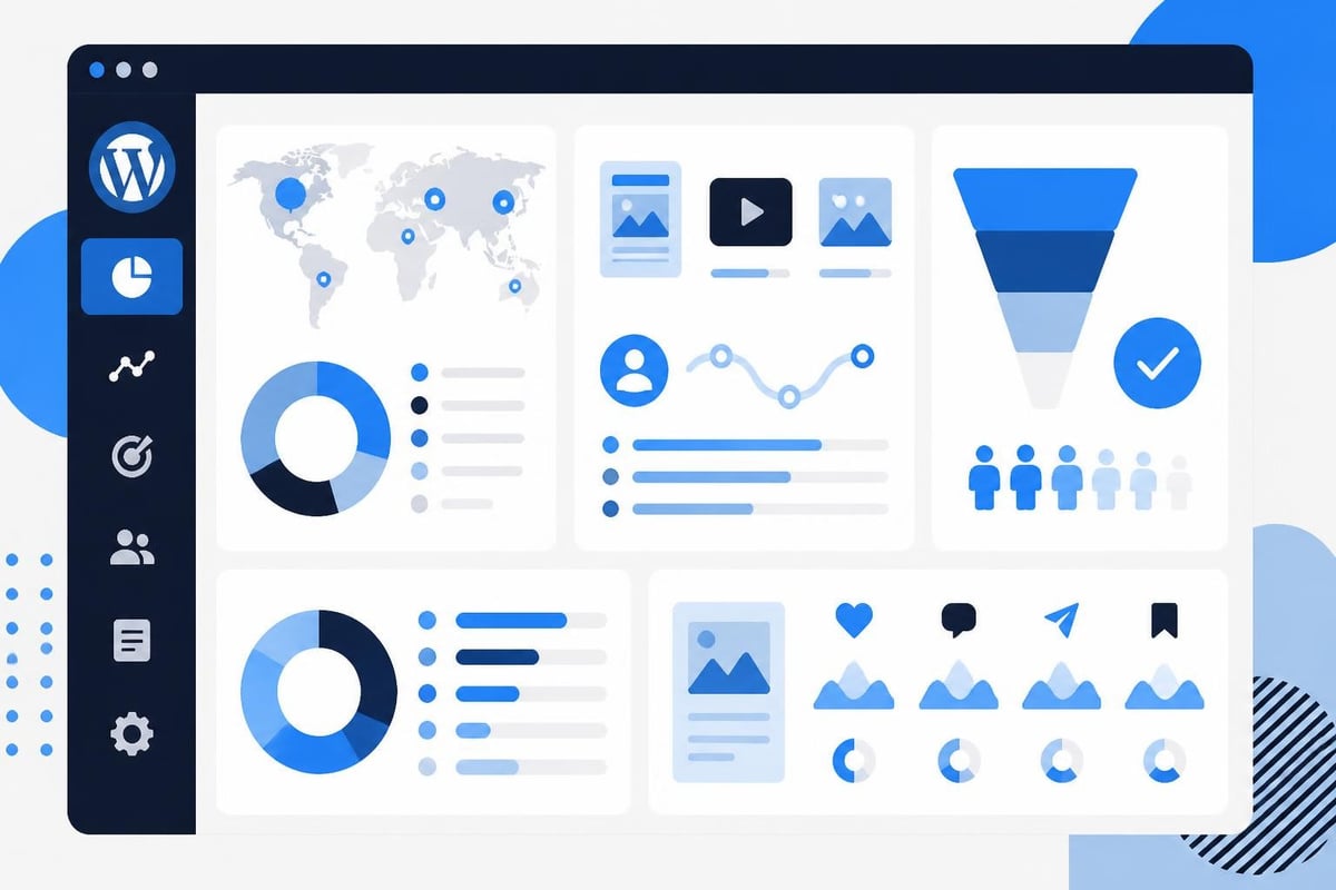 Dashboard reportistica Google Analytics WordPress