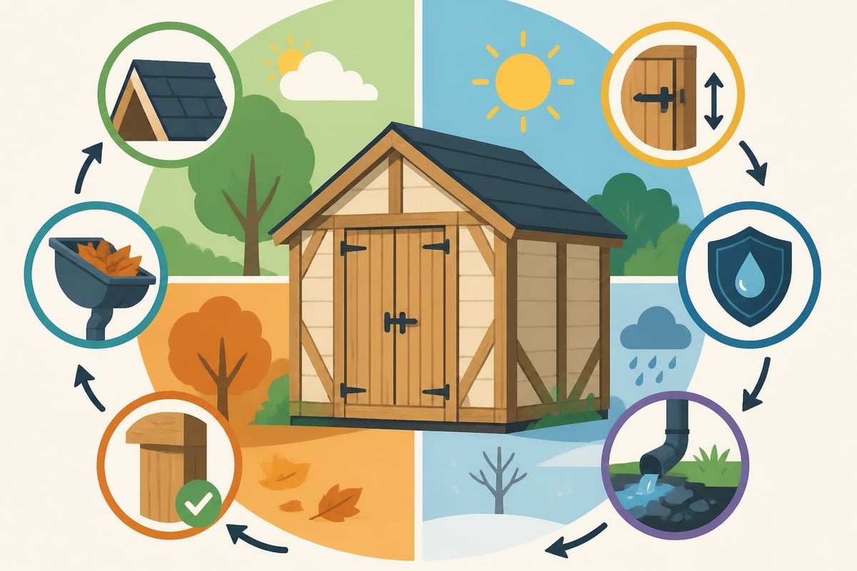 Timber shed maintenance checklist