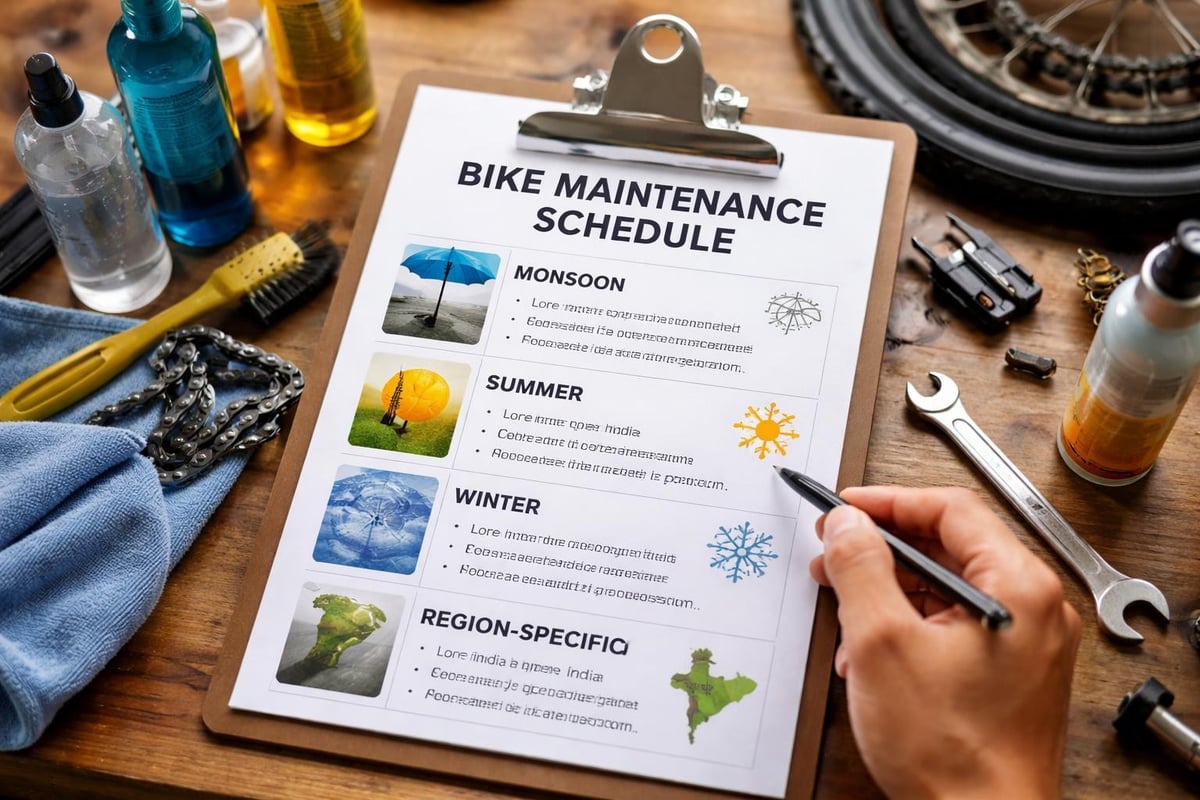 Seasonal bike maintenance