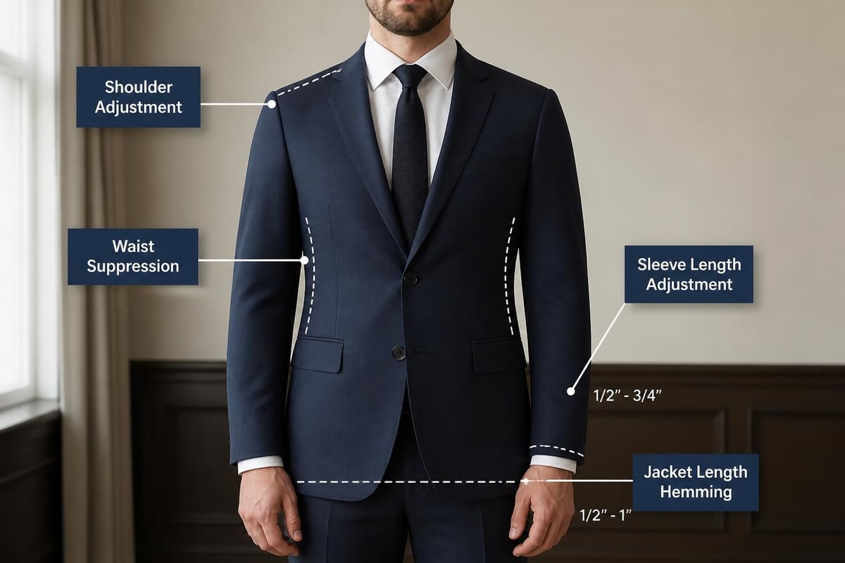 Common suit jacket alterations