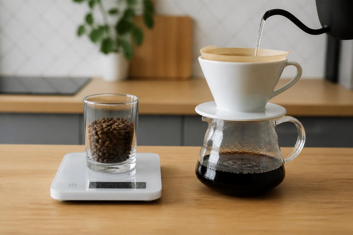 Coffee measurement and ratio