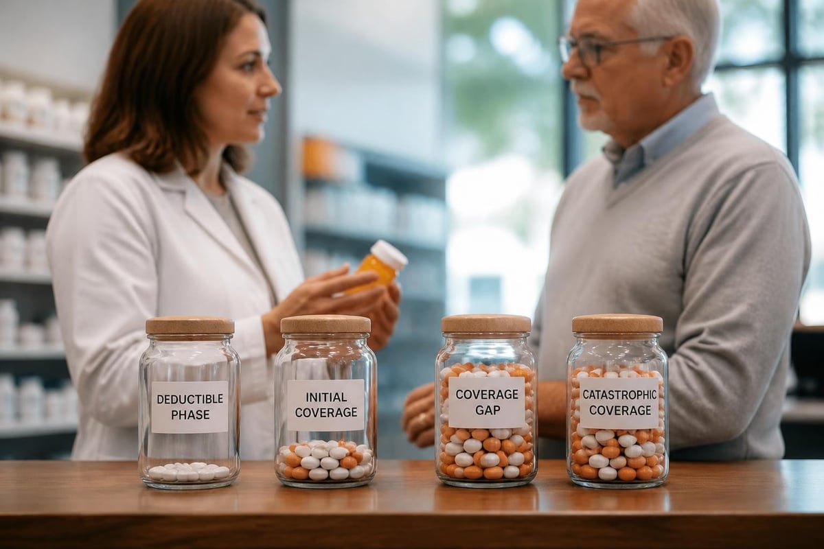 Medicare UHC AARP: Plans, Coverage & Enrollment Guide 2026 2 Medicare Part D coverage phases