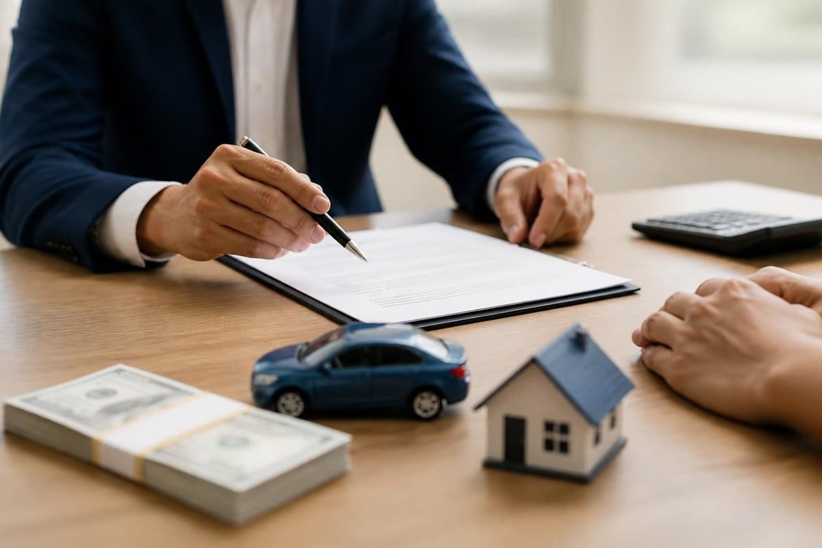 Collateral securing loan repayment