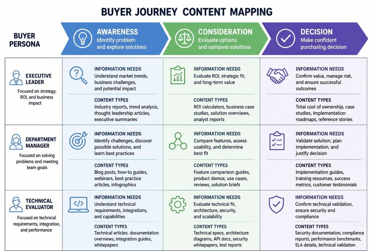 Content mapping framework