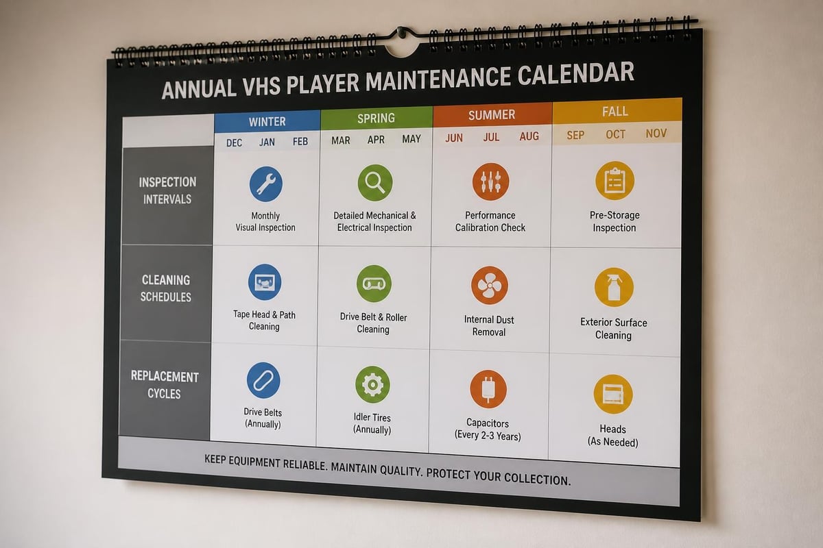 Preventive maintenance schedule