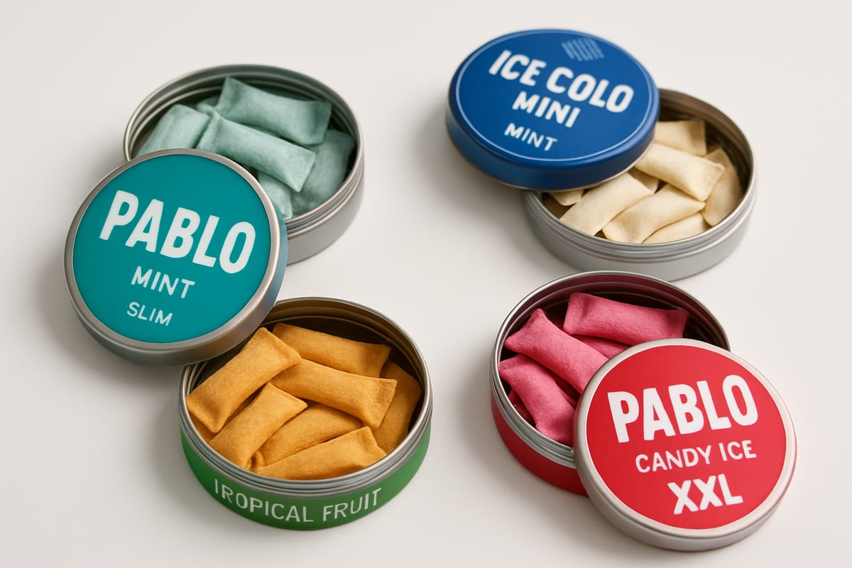 Pablo Pouches Product Lineup 2025: Strengths, Flavors & Formats