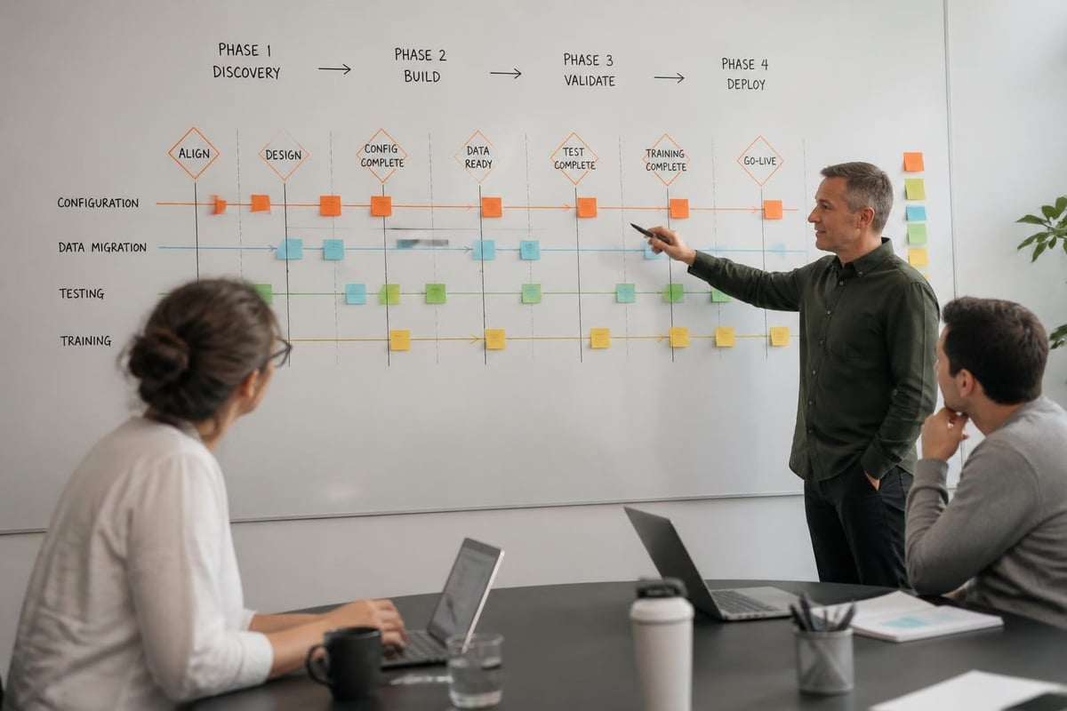 Enterprise Software: Definition, Types & Selection Guide Enterprise software implementation workflow