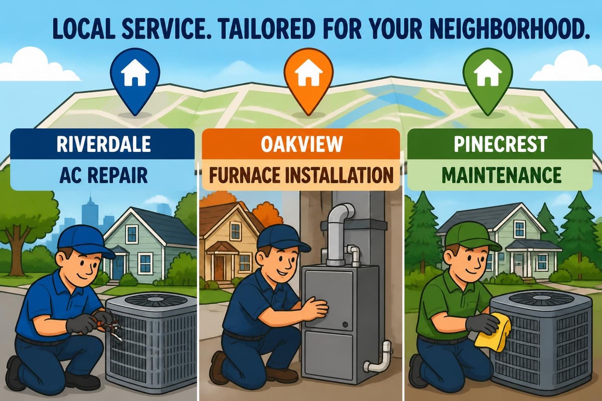 HVAC service page structure
