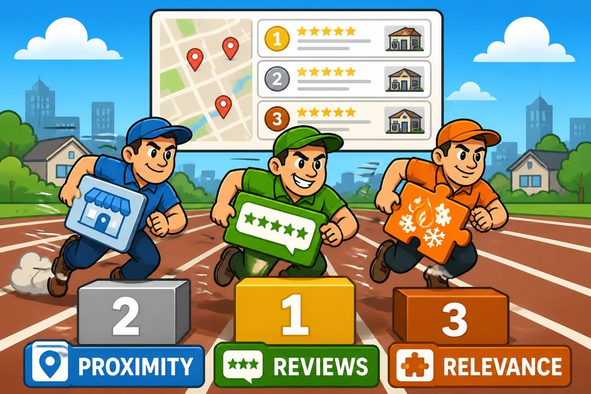 Google Maps local pack rankings