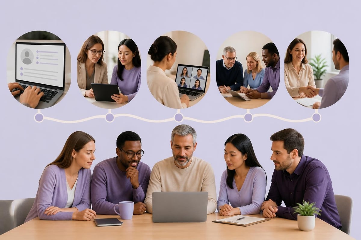 ATS recruitment workflow stages