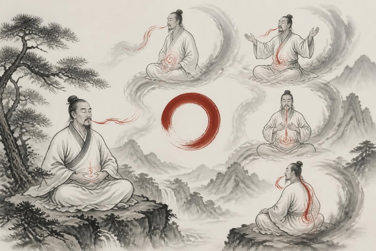 Breath cultivation in taoist training