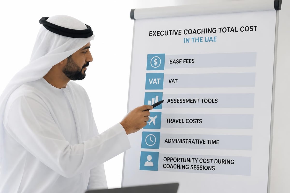 Total cost of executive coaching