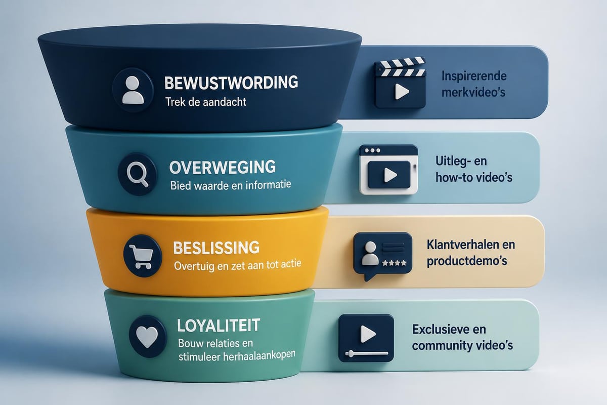 Video content funnel strategy