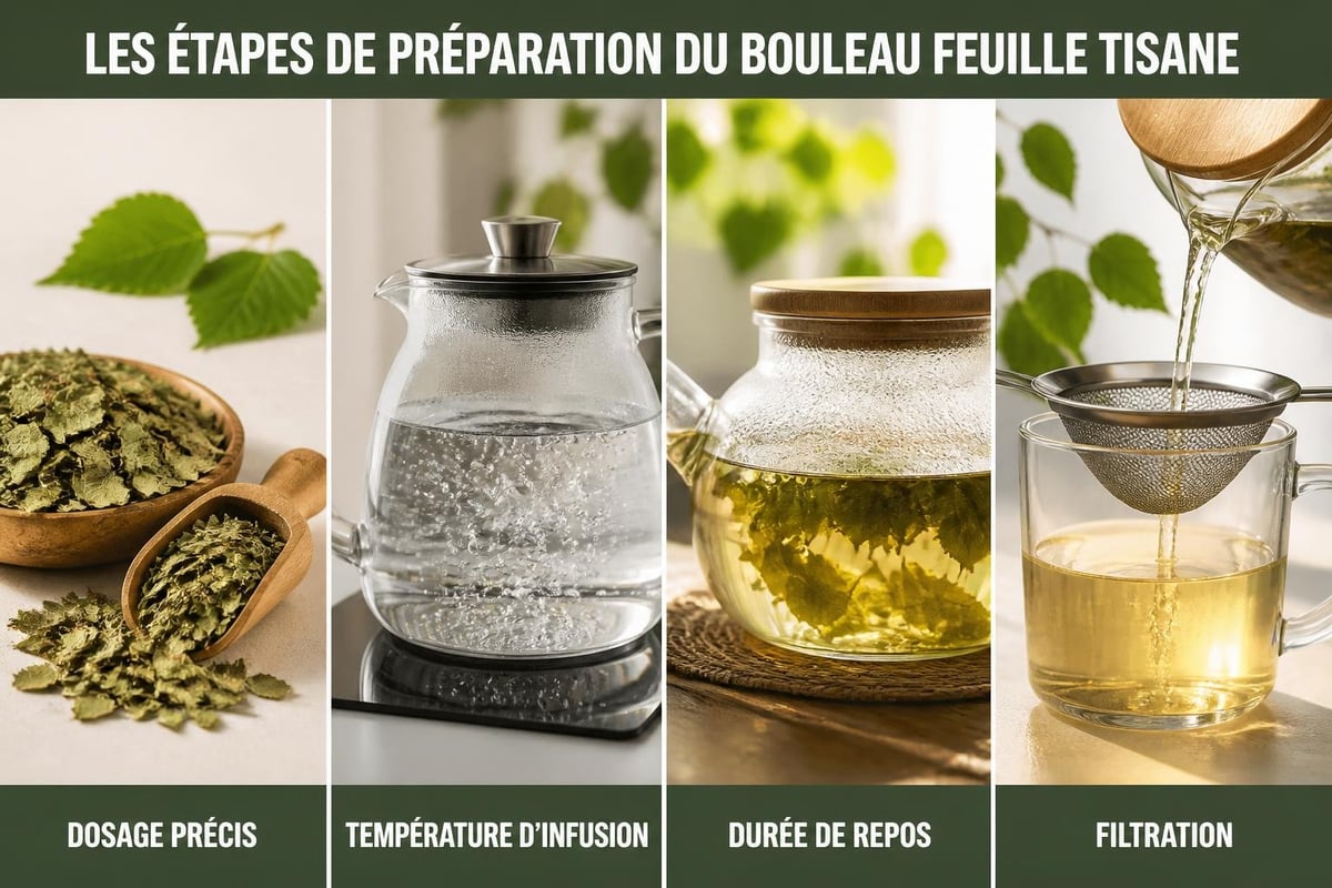 Méthode de préparation de la tisane