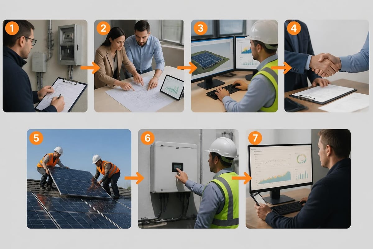 Renewable energy implementation process