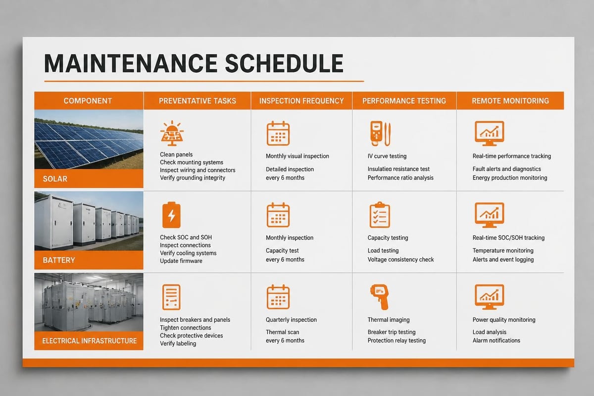 Renewable energy maintenance programme
