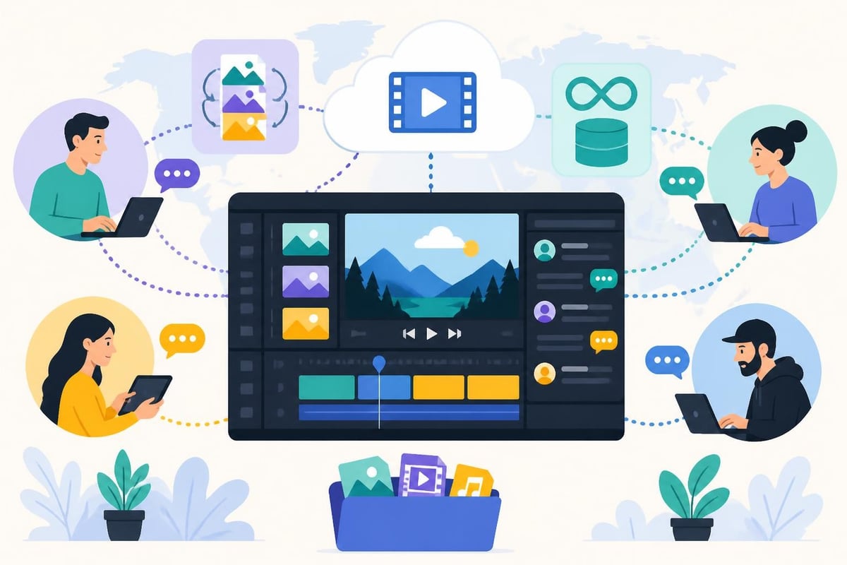 Modern video editing collaboration tools