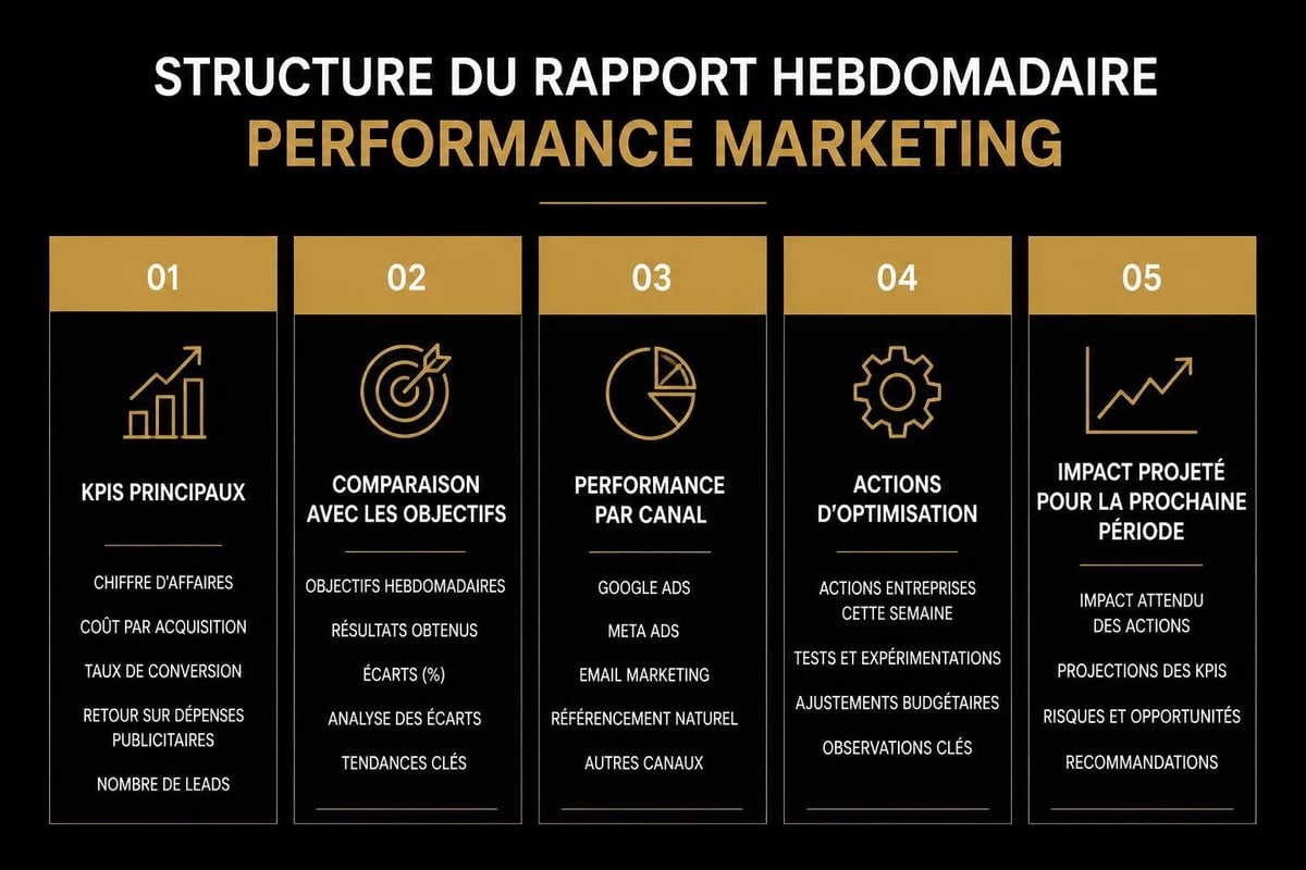 Marketing reporting dashboard