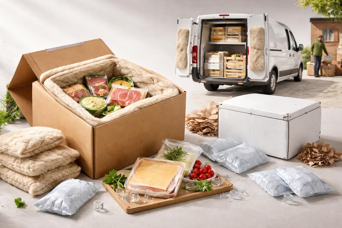 Kühlkette bei Lebensmittelversand