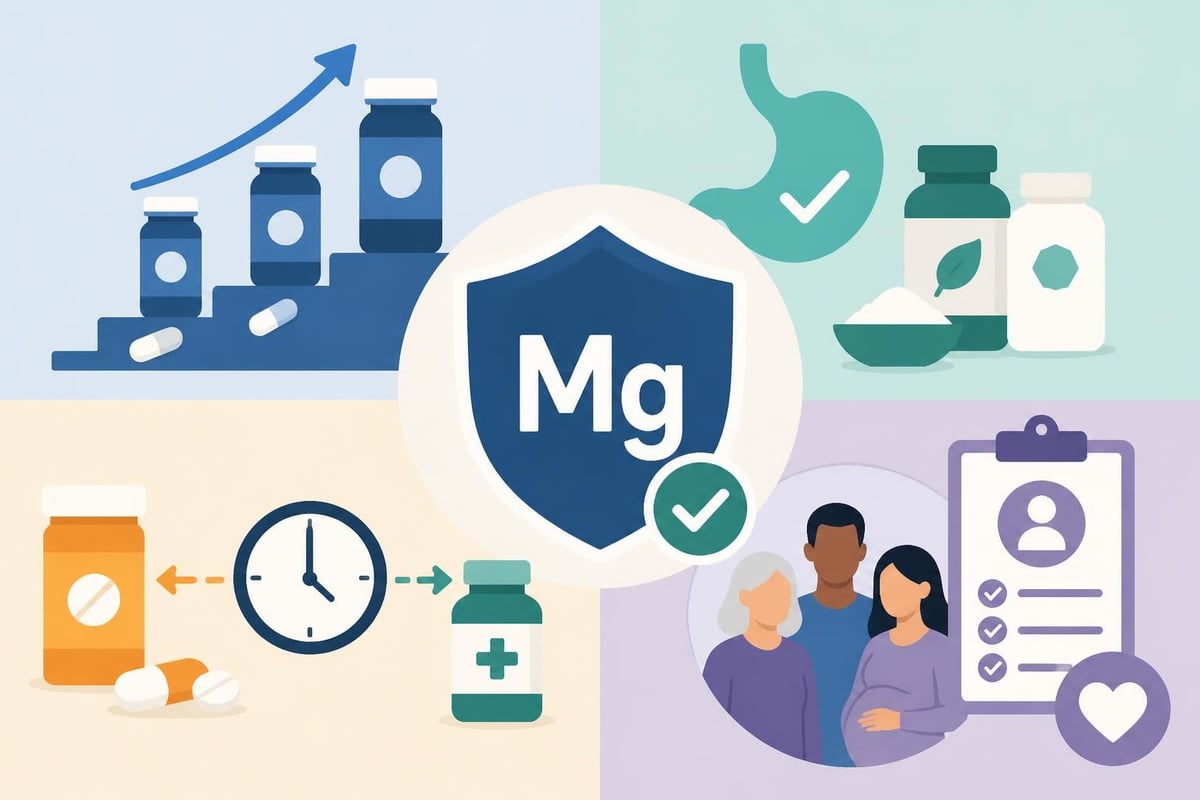 Safe magnesium supplementation