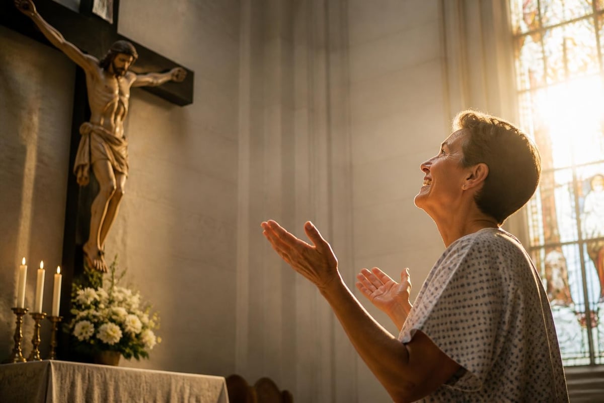 St. Peregrine's miraculous healing