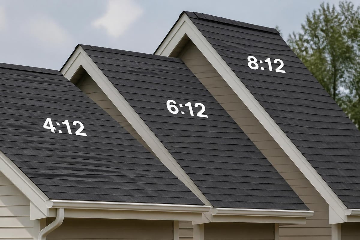 Roof pitch calculation