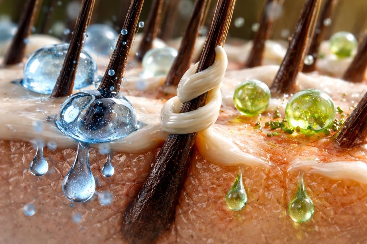 Beard moisture retention process