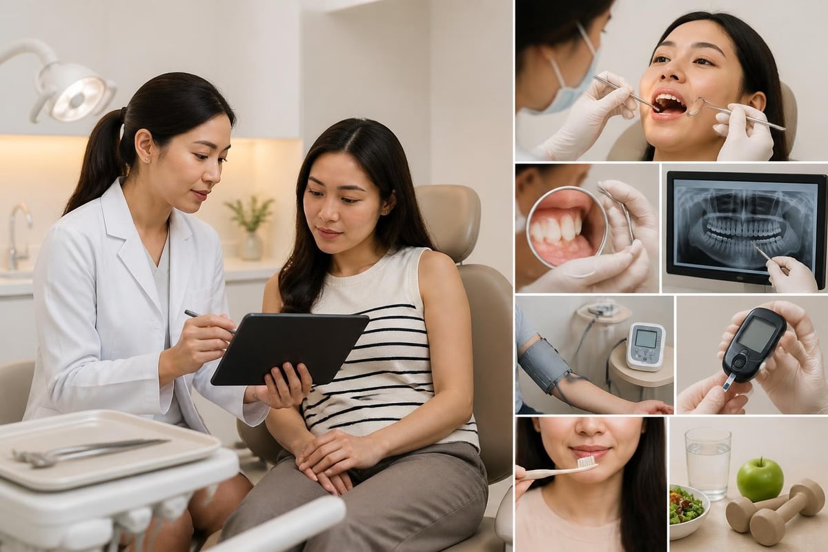 Risk assessment factors for dental cleaning frequency