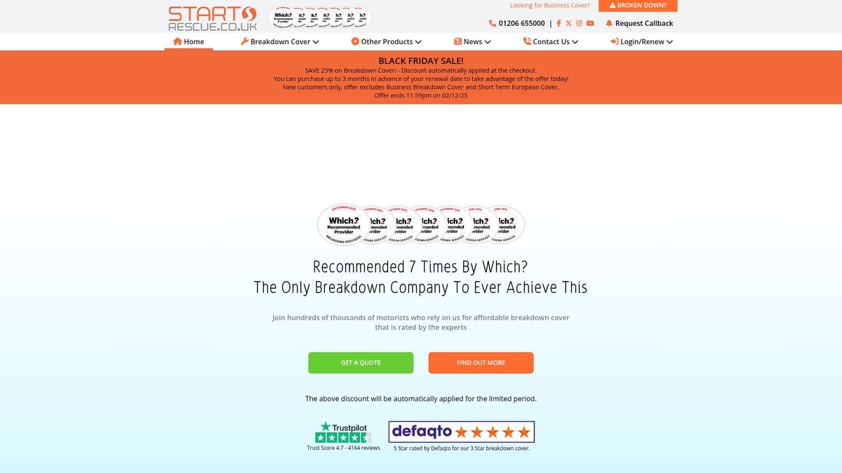 7 Essential Best Car Breakdown Company Picks for 2025 - Start Rescue