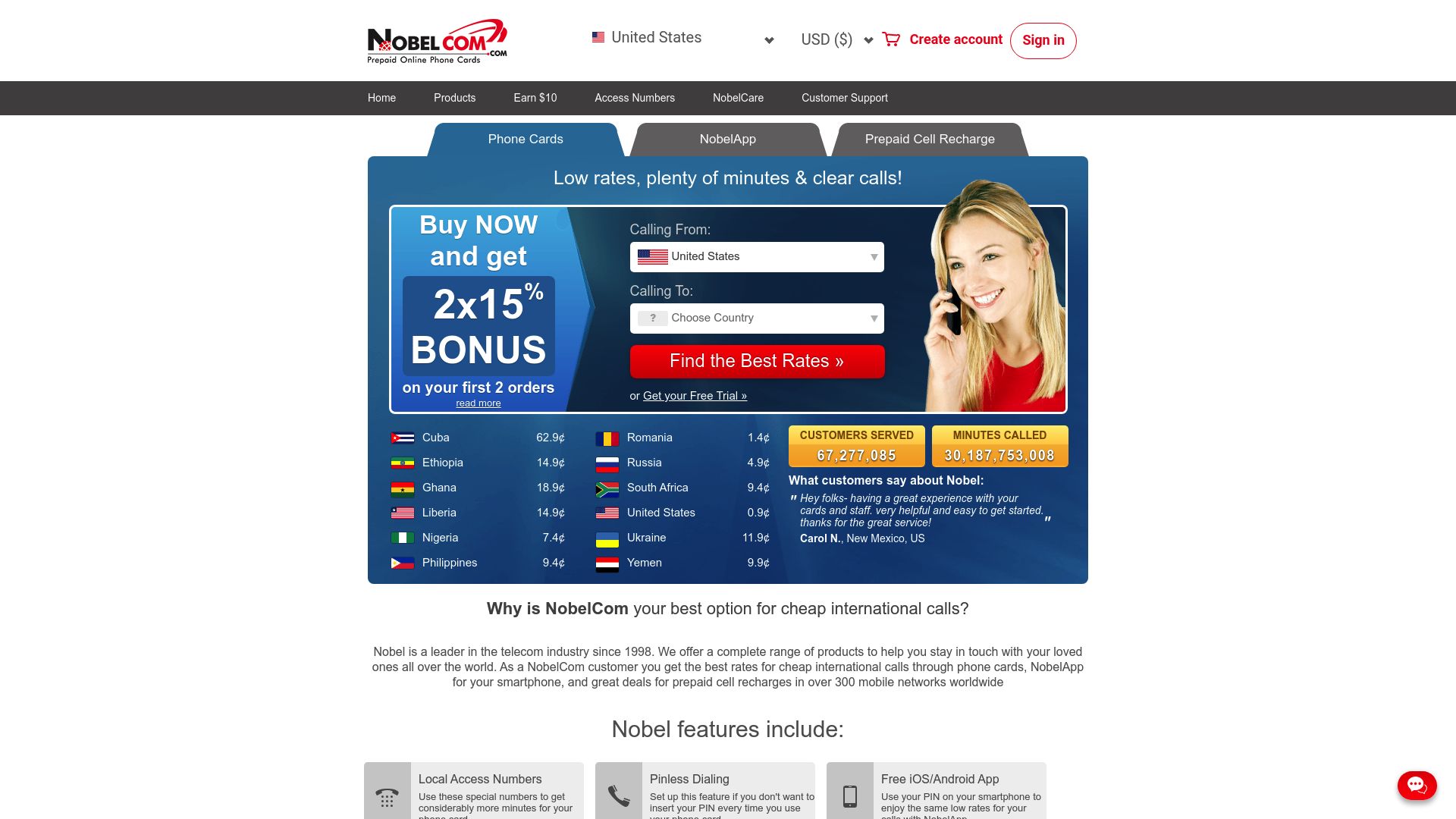 7 Best Prepaid International Calling Cards for 2025 - NobelCom