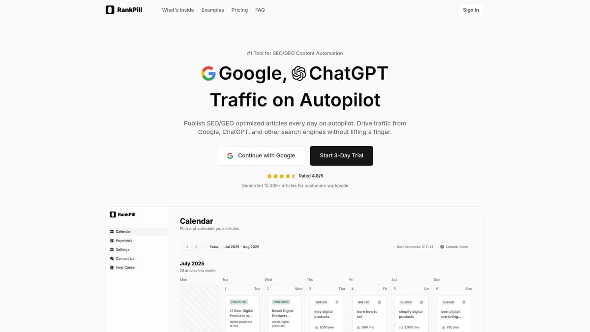 7 Free AI SEO Tools to Boost Your Rankings in 2025 - RankPill