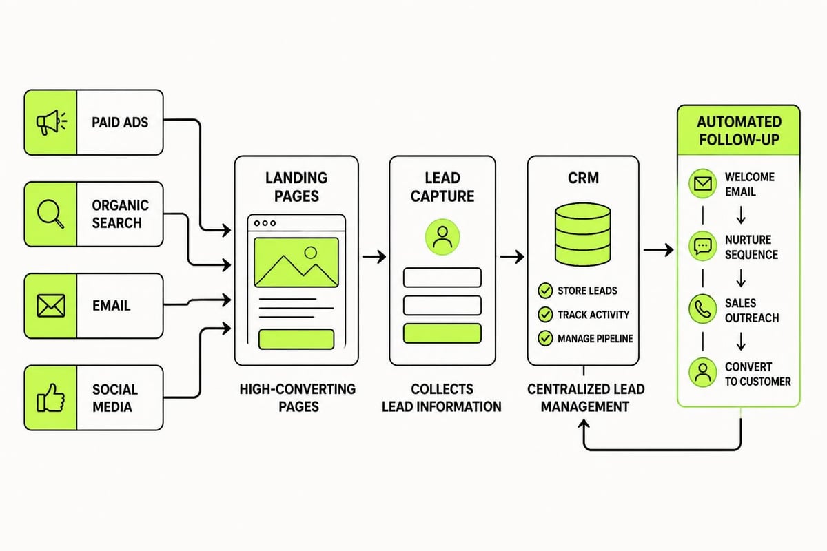 Integrated website marketing system