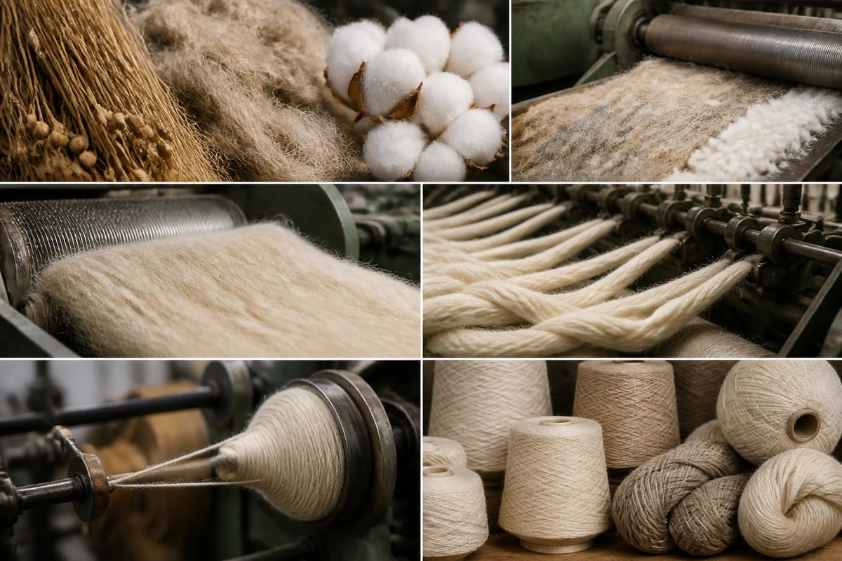 Natural fiber transformation process