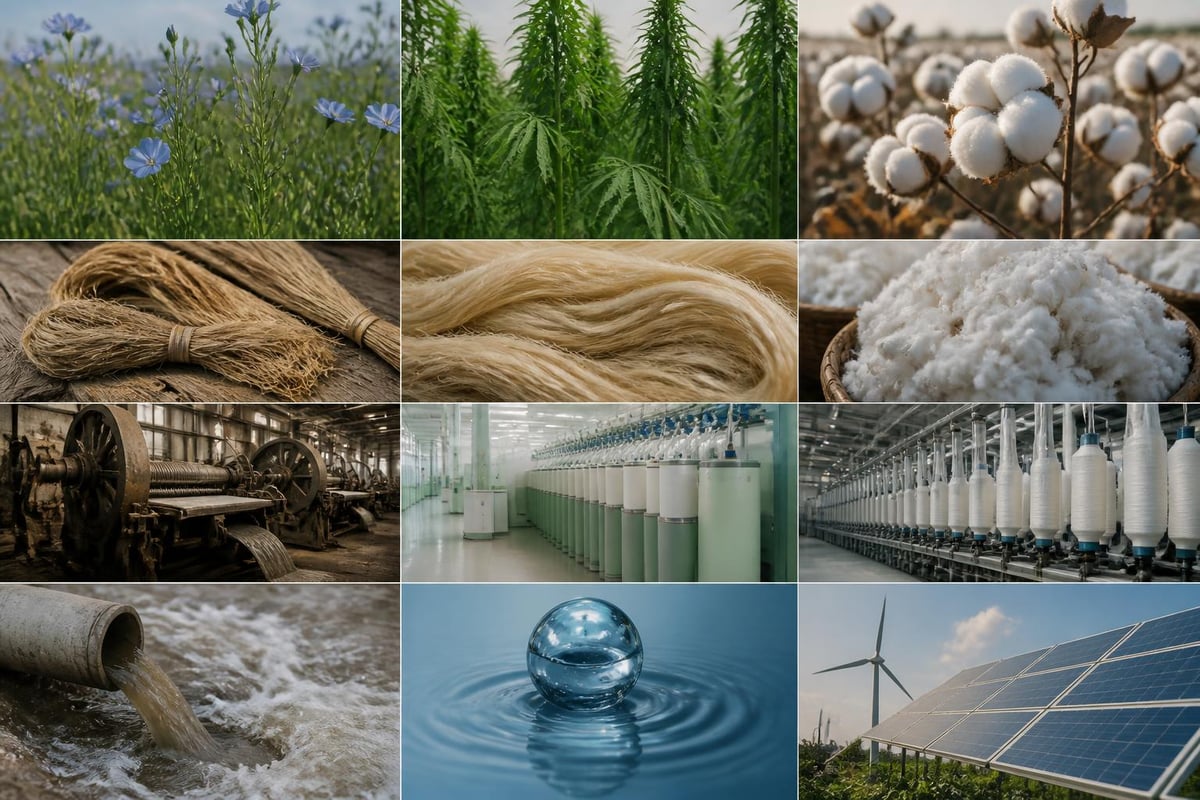 Sustainable yarn production