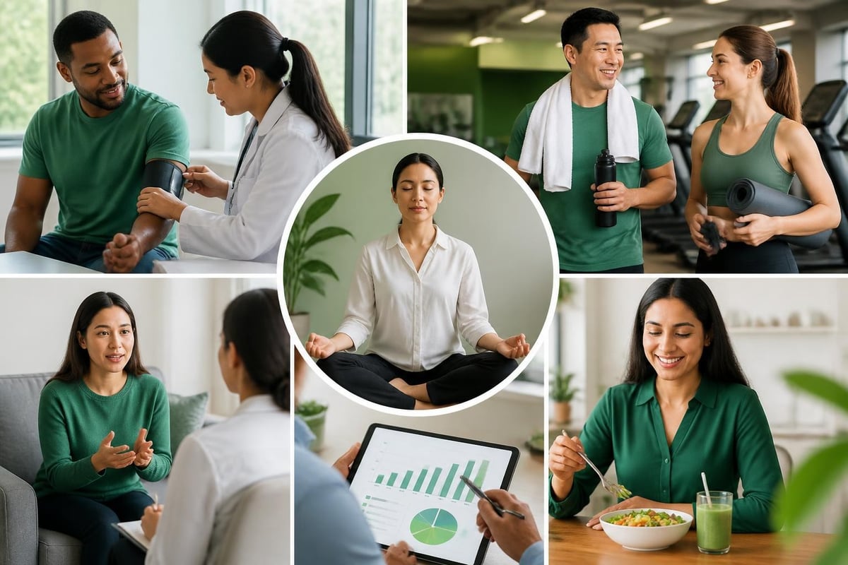 Corporate wellness program components