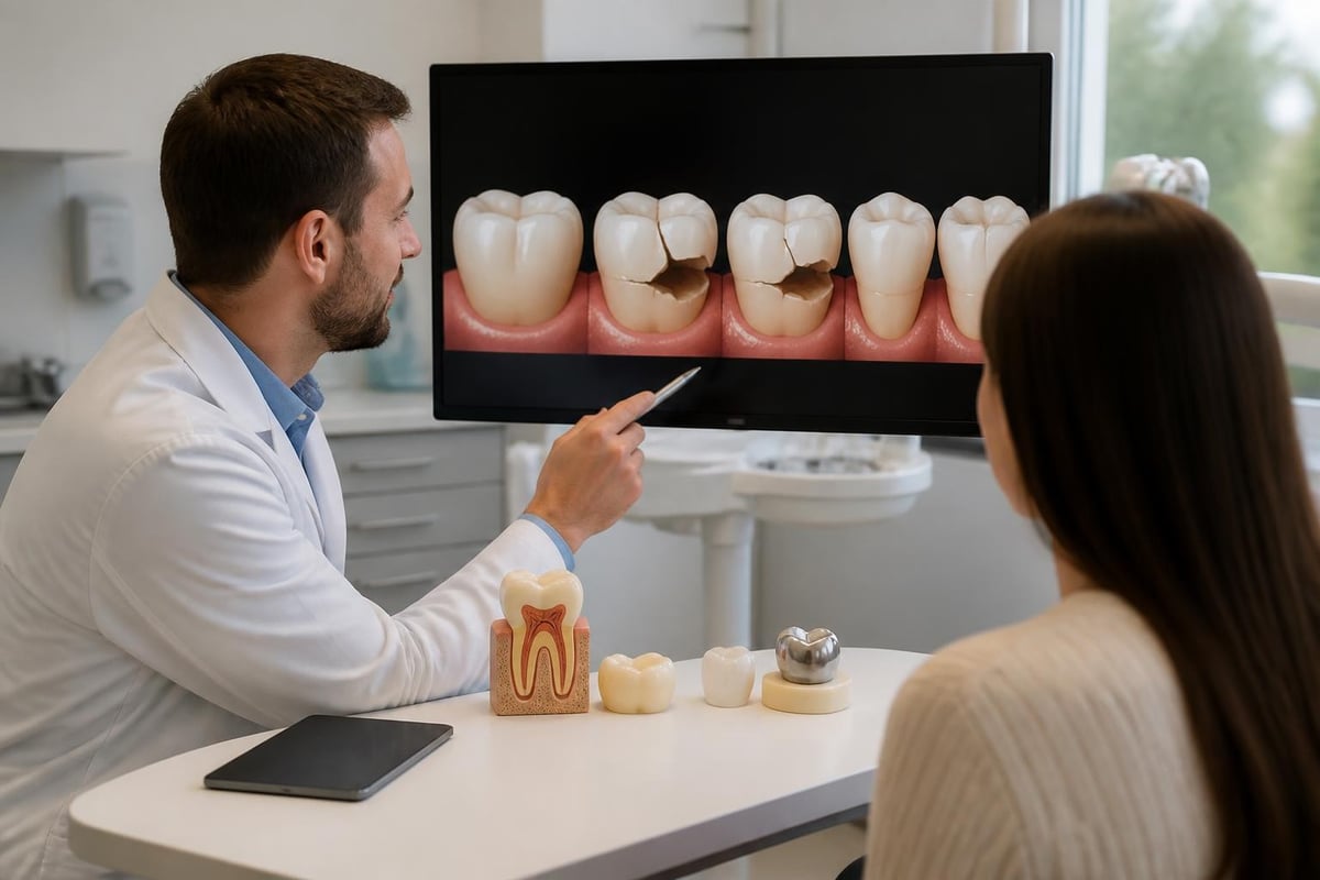 Broken tooth treatment flowchart