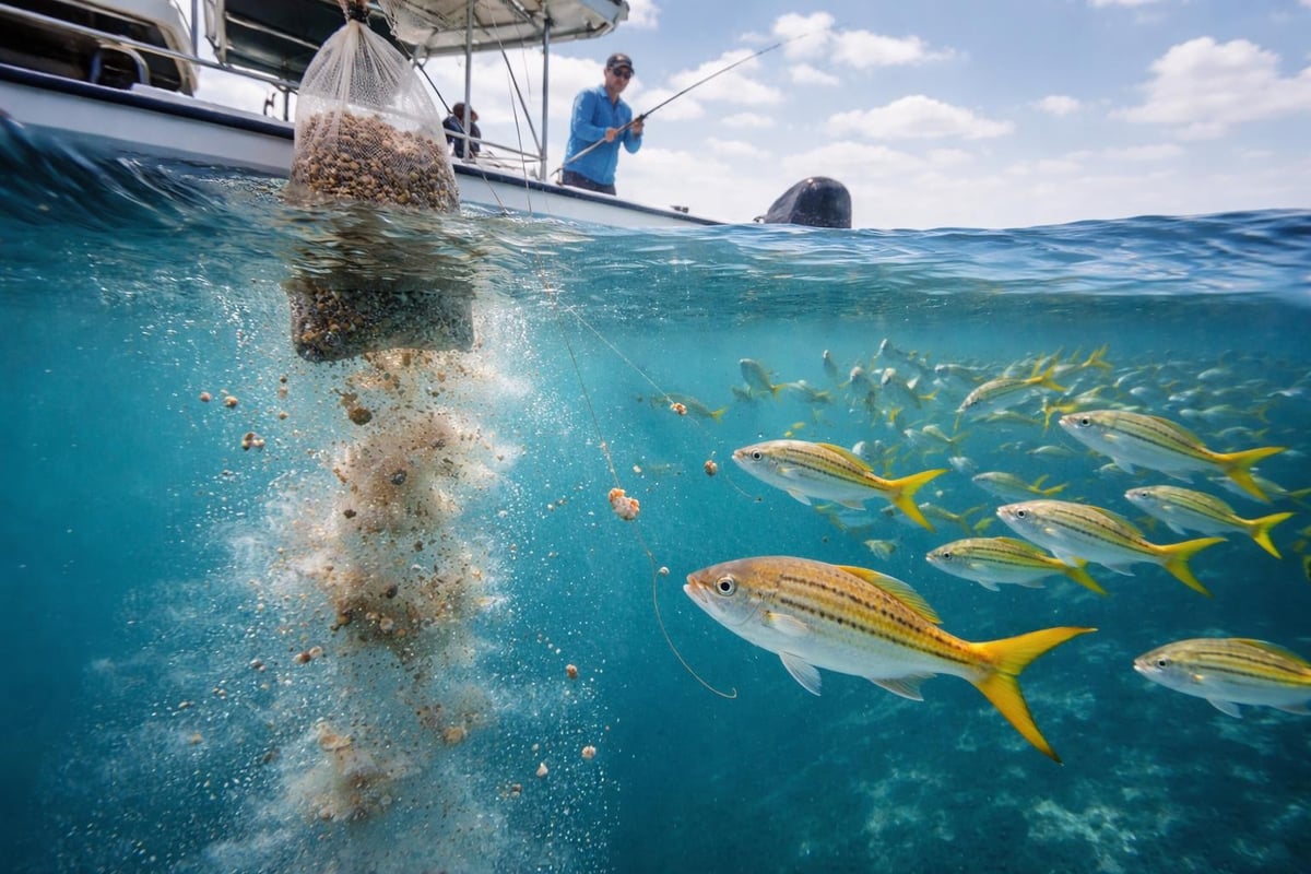 Yellowtail fishing technique